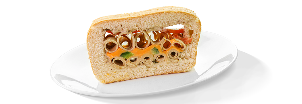 Layered Bologna Loaf