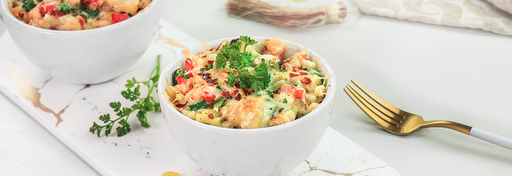 Mac & Cheese Lasagna Bowl