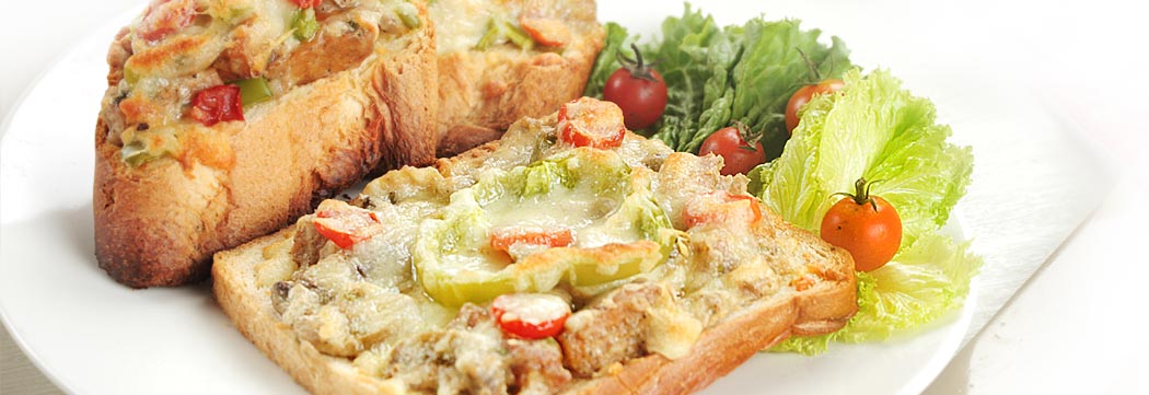 Tikka Chunks Open Faced Sandwich