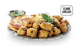 Mughlai Tikka (Boneless chicken cubes, with fresh coriander)