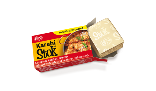 Karahi Stok (Complete Karahi spice-mix, infused with safe and healthy chicken stock)