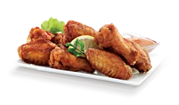 Combo Wings (Seasoned, lightly breaded chicken wings sections)