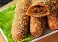 Cheesy Kabab Bread Roll