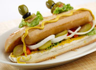 Jumbo Frank Spicy Hot Dog