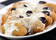 Haray Bharay Nuggets with Cheese and Olives
