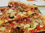 Seekh Kabab Stuffed Pizza