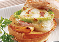 Mortadella Pizza Burger