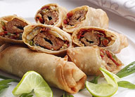 Seekh Kabab Spring Roll